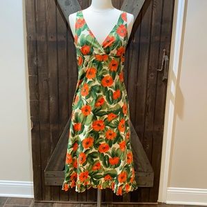 Strapped Poppy Dress